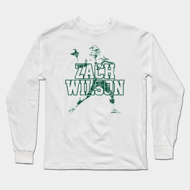 Zach Wilson (Variant) Long Sleeve T-Shirt by huckblade